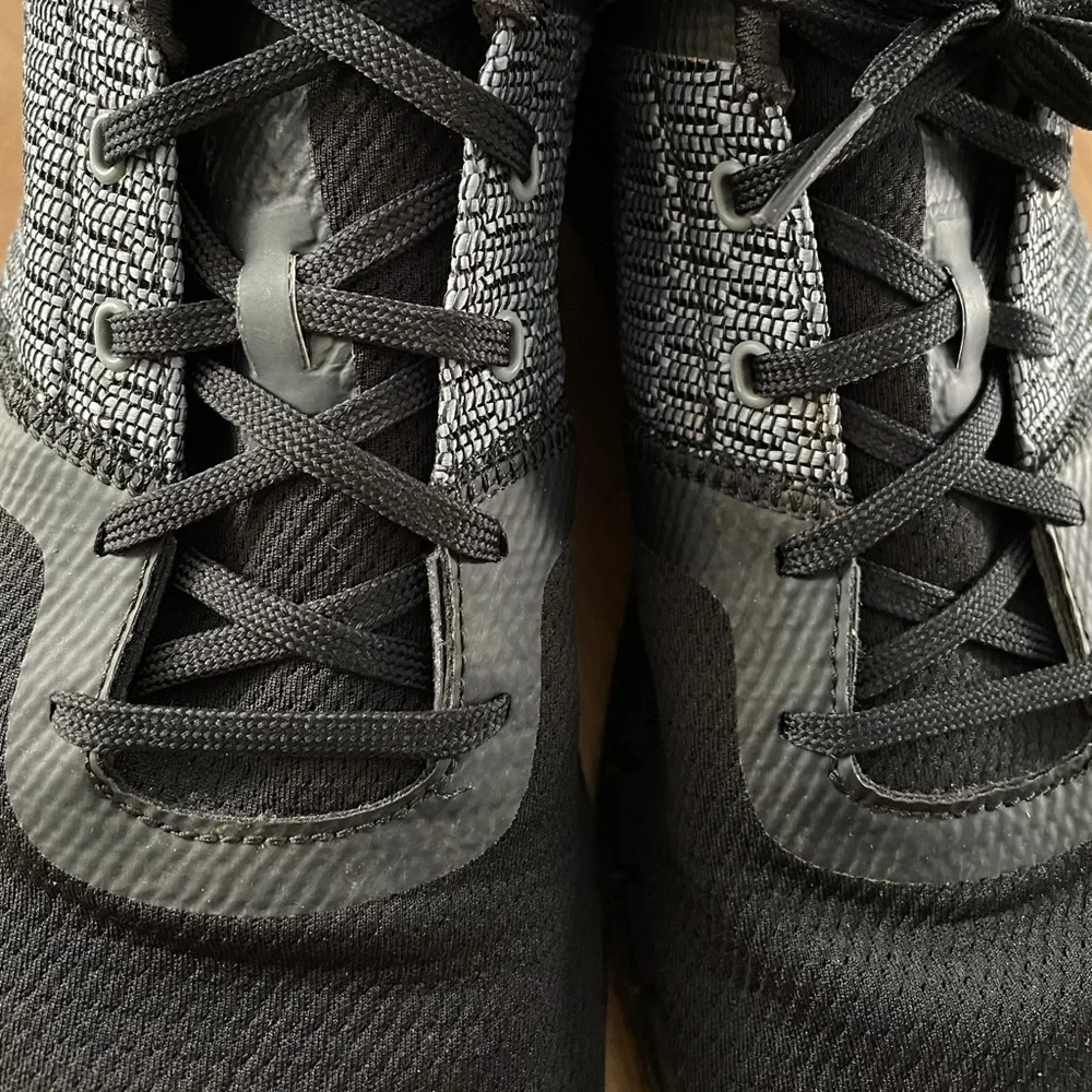 Reebok Black Mesh Lace Up Mens Sneakers Size 13 - Picture 9 of 11